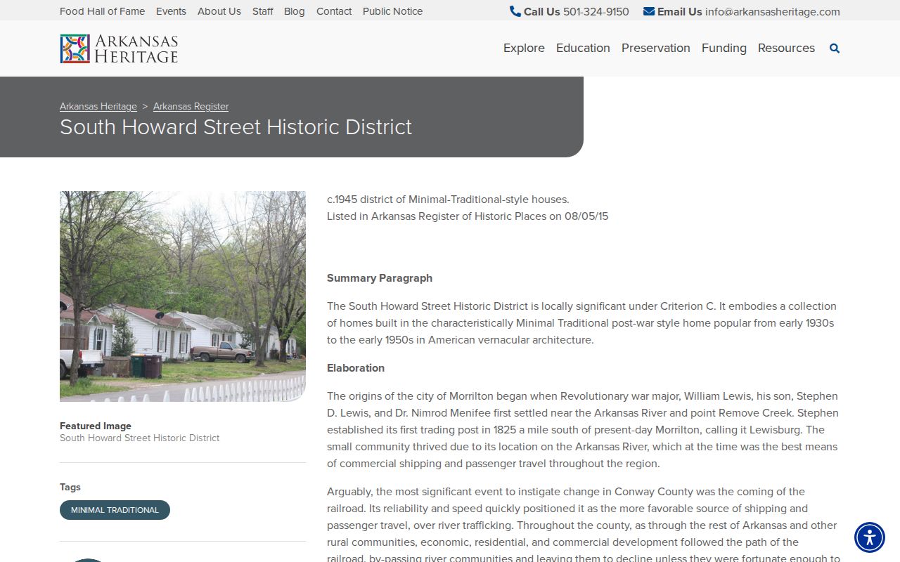Conway County court docket courthouse history